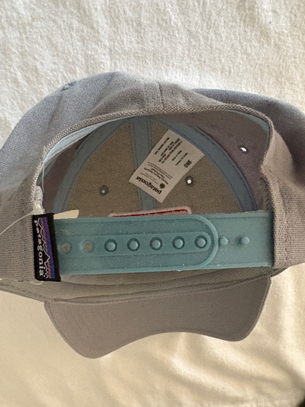 SOLD Patagonia Live Simply Guitar Roger That Hat Gray Organic Cotton 6 Panel NWT - Picture 8 of 8